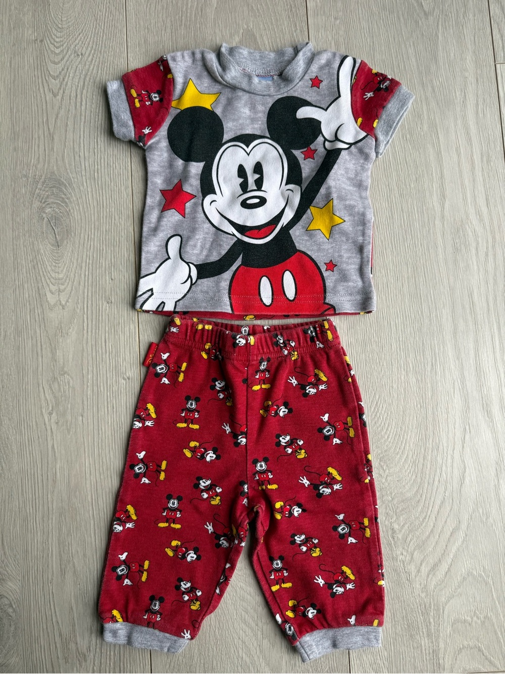 Vintage Mickey Mouse Kids Pajama Set